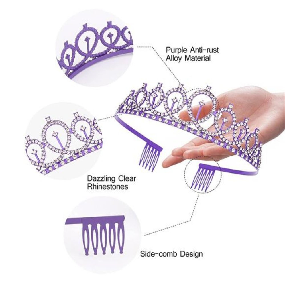 mardi gras princess crown